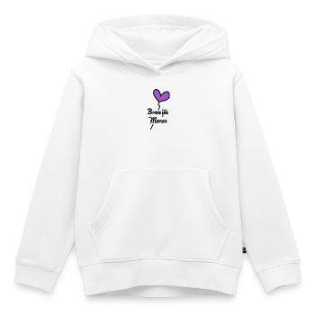 MAMA. MUTTERTAG. SCHÖNEN MUTTERTAG - Kinder Premium Organic Hoodie - Weiß - Vorne - AI Model Kid Female (0cm)
