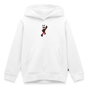 Rennfahrer Weihnachten  - Kinder Premium Organic Hoodie - Weiß - Vorne - AI Model Kid Female (0cm)