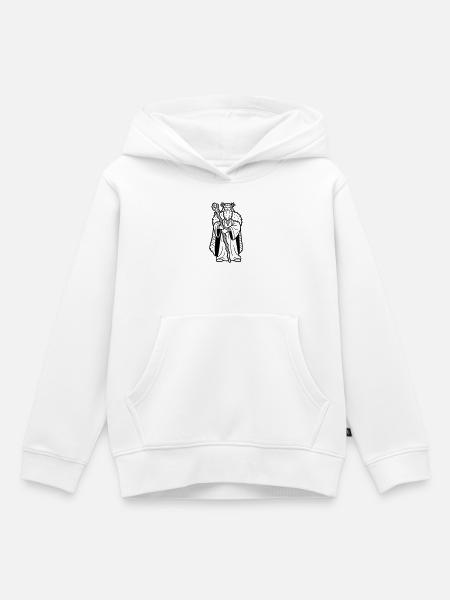 Druide - Kinder Premium Organic Hoodie - Weiß
