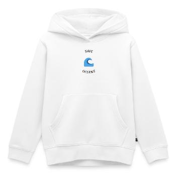 Ozean retten - Kinder Premium Organic Hoodie - Weiß - Vorne - AI Model Kid Female (0cm)