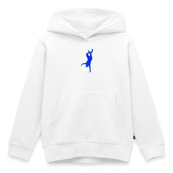  Breakdance-Freeze - Kinder Premium Organic Hoodie - Weiß - Vorne - AI Model Kid Female (0cm)