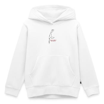 Westerland Sylt Koordinatenkunst - Kinder Premium Organic Hoodie - Weiß - Vorne - AI Model Kid Female (0cm)