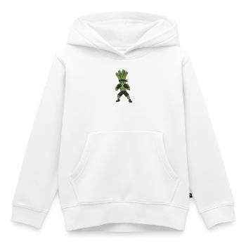 Arts martiaux d’arts martiaux Boxer Boxer Oigon Spring Oignon Précoce - Sweat Premium à capuche enfant bio - blanc - Devant - AI Model Kid Female (0cm)