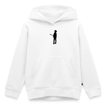 robert - Kinder Premium Organic Hoodie - Weiß - Vorne - AI Model Kid Female (0cm)