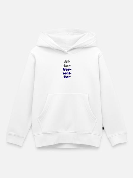 Alter Verwalter - Kinder Premium Organic Hoodie - Weiß