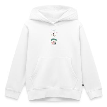 Schule Kindergarten Hallo - Kinder Premium Organic Hoodie - Weiß - Vorne - AI Model Kid Female (0cm)