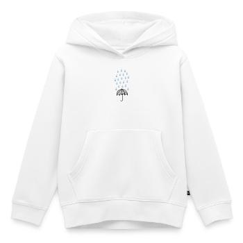 Regenschirm - Kinder Premium Organic Hoodie - Weiß - Vorne - AI Model Kid Female (0cm)