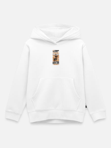 Angeln und Lancashire Heeler - Kinder Premium Organic Hoodie - Weiß