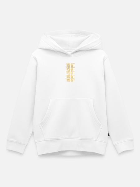 19 - Kinder Premium Organic Hoodie - Weiß