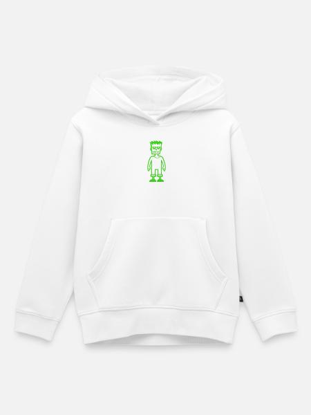 monster - Kinder Premium Organic Hoodie - Weiß