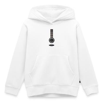 Akustik Gitarre Regenbogen - Kinder Premium Organic Hoodie - Weiß - Vorne - AI Model Kid Female (0cm)
