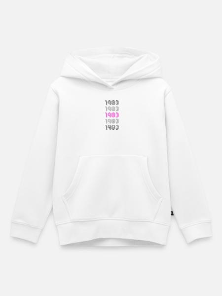 Style 1983 - Kinder Premium Organic Hoodie - Weiß
