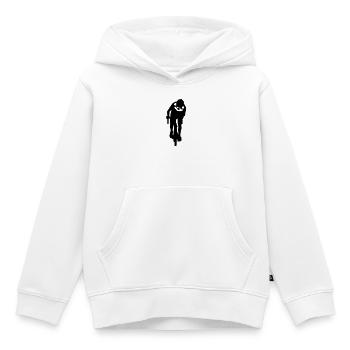 Rennrad - Kinder Premium Organic Hoodie - Weiß - Vorne - AI Model Kid Female (0cm)
