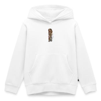 Anubis, der Gott des alten Ägypten - Kinder Premium Organic Hoodie - Weiß - Vorne - AI Model Kid Female (0cm)