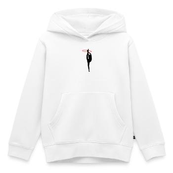 Gymnastik - Kinder Premium Organic Hoodie - Weiß - Vorne - AI Model Kid Female (0cm)