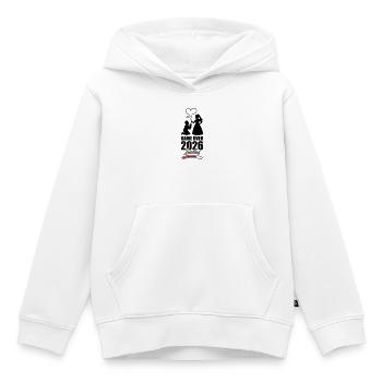 Game Over 2026 Hochzeit - Kinder Premium Organic Hoodie - Weiß - Vorne - AI Model Kid Female (0cm)