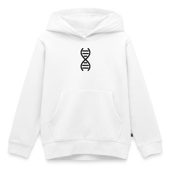 DNA-DNA-Doppelhelix - Kinder Premium Organic Hoodie - Weiß - Vorne - AI Model Kid Female (0cm)