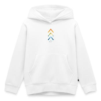 3-Tribe-Pfeil für das Bewusstsein für das Down-Syndrom - Kinder Premium Organic Hoodie - Weiß - Vorne - AI Model Kid Female (0cm)