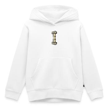 Antike Säulenkolonne Illustration - Kinder Premium Organic Hoodie - Weiß - Vorne - AI Model Kid Female (0cm)