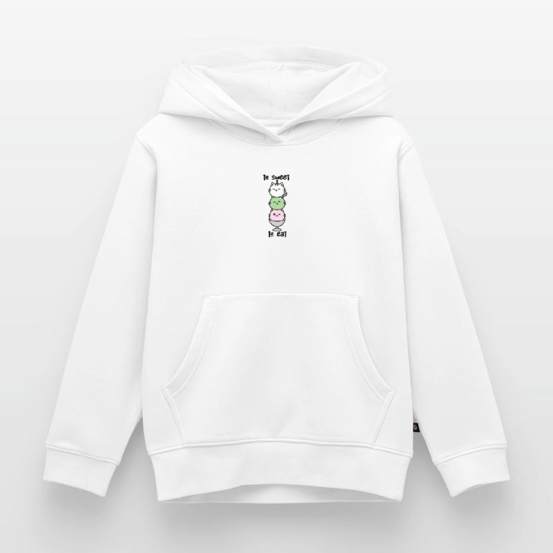 Katzen-Turm Eiscreme Stack Kinder Premium Organic Hoodie