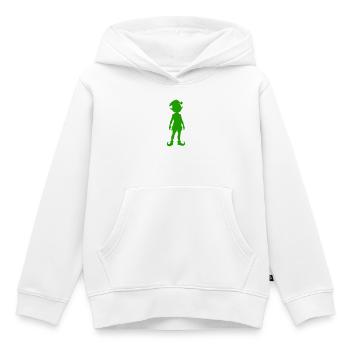 elfe - Kinder Premium Organic Hoodie - Weiß - Vorne - AI Model Kid Female (0cm)