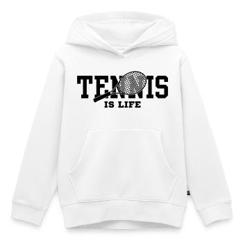 Tennis ist Leben - Kinder Premium Organic Hoodie - Weiß - Vorne - AI Model Kid Female (0cm)