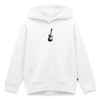Elektrogitarre - Kinder Premium Organic Hoodie - Weiß - Vorne - AI Model Kid Female (0cm)
