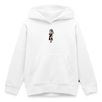 Girl with a Pearl Earring ChibiSuper Deformed - Kids Premium Organic Hoodie - white - Front - AI Model Kid Female (0cm)