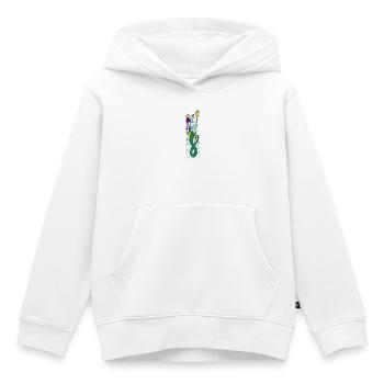 Sirene - Kinder Premium Organic Hoodie - Weiß - Vorne - AI Model Kid Female (0cm)