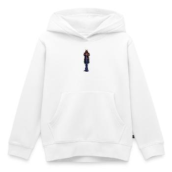 Nachtkriegerin mit Hornhelm - Kinder Premium Organic Hoodie - Weiß - Vorne - AI Model Kid Female (0cm)