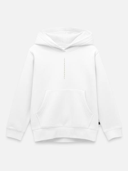Tanga - Sweat Premium à capuche enfant bio - blanc