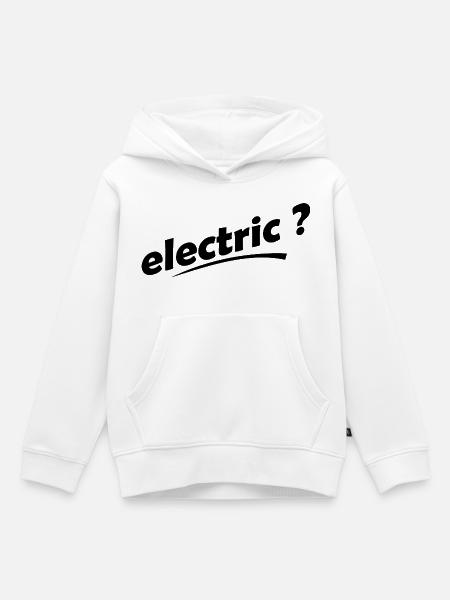 Elektrische Autos - Kinder Premium Organic Hoodie - Weiß