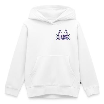 3. Klasse - Grundschule Katzen - Kinder Premium Organic Hoodie - Weiß - Vorne - AI Model Kid Female (0cm)