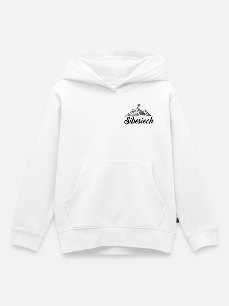 Sibesiech - cooler Typ - Kinder Premium Organic Hoodie - Weiß