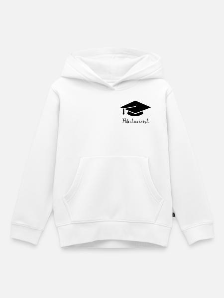 Abiturient - Kinder Premium Organic Hoodie - Weiß