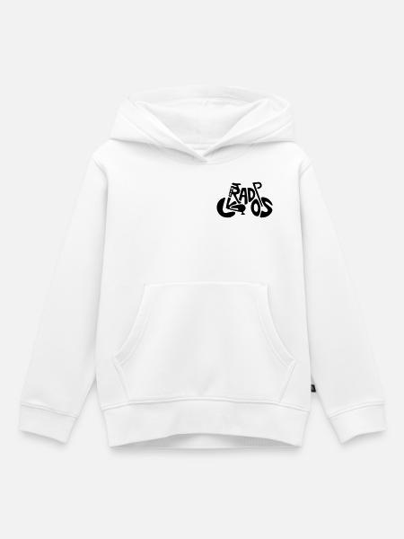 Fahrrad - Nie radlos - Kinder Premium Organic Hoodie - Weiß