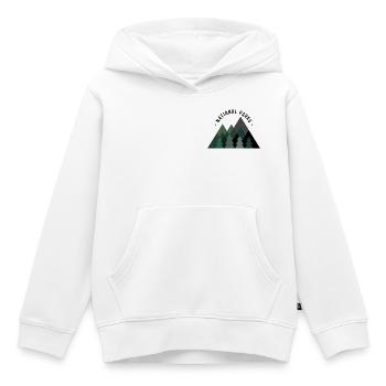 Nationalpark Natur Berge Wald Wandern Ausflug - Kinder Premium Organic Hoodie - Weiß - Vorne - AI Model Kid Female (0cm)