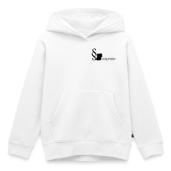 Jura Katze Volljuristin - Kinder Premium Organic Hoodie - Weiß - Vorne - AI Model Kid Female (0cm)