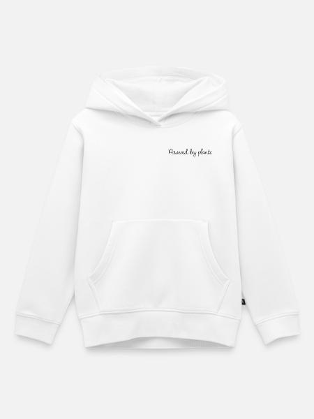 Angetrieben von Pflanzen - Kinder Premium Organic Hoodie - Weiß