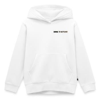 Wheel tracks - Kids Premium Organic Hoodie - white - Front - AI Model Kid Female (0cm)