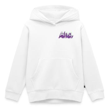 Ah du Fuchs – frecher Wortwitz - Kinder Premium Organic Hoodie - Weiß - Vorne - AI Model Kid Female (0cm)