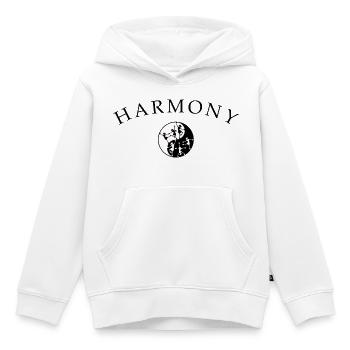 Ballett Tanzen Harmonie - Kinder Premium Organic Hoodie - Weiß - Vorne - AI Model Kid Female (0cm)