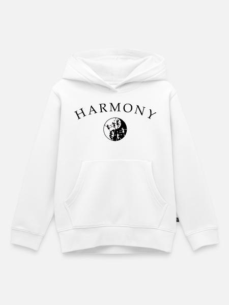 Ballett Tanzen Harmonie - Kinder Premium Organic Hoodie - Weiß