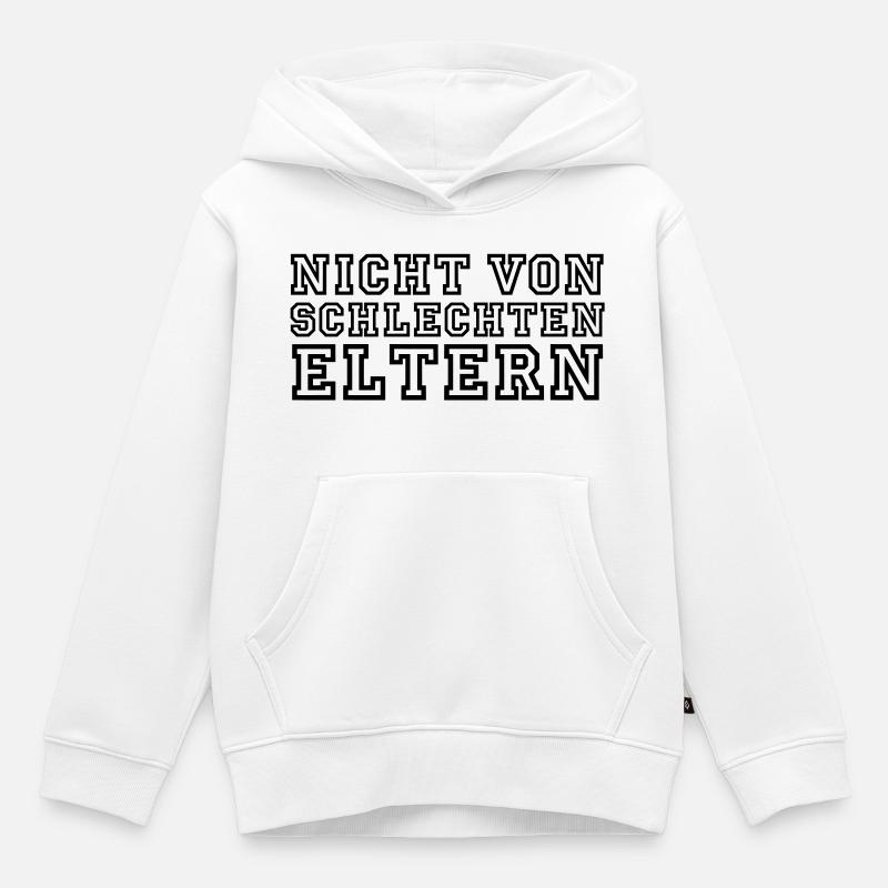 Pas mal du tout - Sweat Premium à capuche enfant bio - blanc