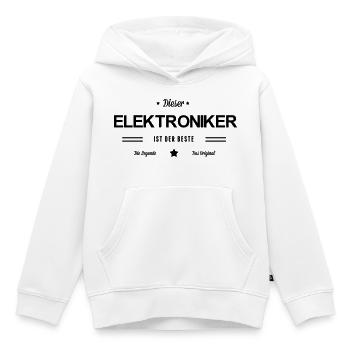 Bester Elektroniker - Kinder Premium Organic Hoodie - Weiß - Vorne - AI Model Kid Female (0cm)