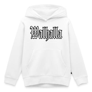 walhalla odin thor viking viking sticker shirt - Kids Premium Organic Hoodie - white - Front - AI Model Kid Female (0cm)