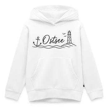 Ostsee - Kinder Premium Organic Hoodie - Weiß - Vorne - AI Model Kid Female (0cm)