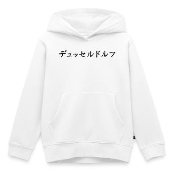 Japaner in Düsseldorf Japanisch Japanese - Kinder Premium Organic Hoodie - Weiß - Vorne - AI Model Kid Female (0cm)