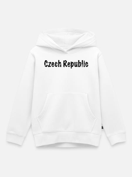 Czech Republic - Kinder Premium Organic Hoodie - Weiß