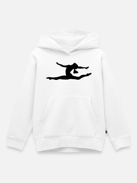 Gymnastik Mädchen - Kinder Premium Organic Hoodie - Weiß